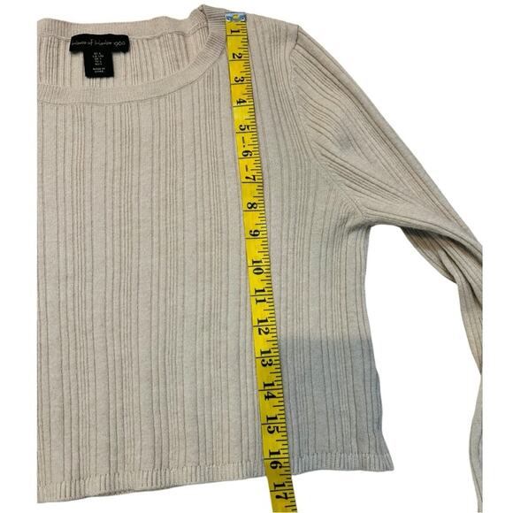 House of Harlow 1960 Crop Wool Cashmere Blend Sweater Sz Large - Picture 8 of 8